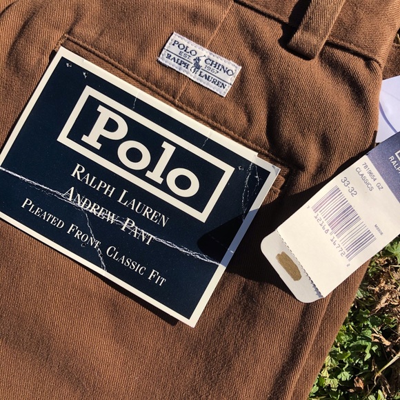Vintage Polo Chino Ralph Lauren Pants 33x32 - Picture 4 of 4